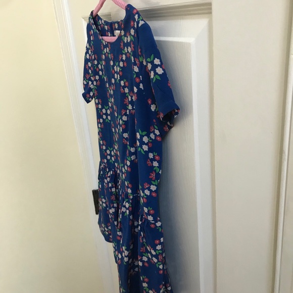 Gymboree blue floral dress Size 4 - Picture 4 of 6